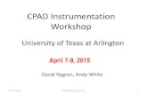 CPAD Instrumentation Workshop - INDICO-FNAL (Indico) · CPAD Instrumentation Workshop Arrangements: Breaks –in open area adjacent to meeting rooms. Lunches –in large room in University