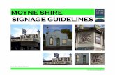 Moyne Shire Signage Guidelines 1 · 21. Corporate (Second Party) 22. Portable Media 23. A Frame Signs 24. Blackboard and Wallboard Signs Signs within the Heritage Overlay area are