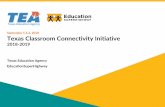 September 5 & 6, 2018 Texas Classroom Connectivity Initiative · Category 2 after E-rate Modernization • New funding modelintroduced for a 5-year trial period in E-rate Funding