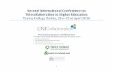Second International Conference on Telecollaboration in ... · Kristi Jauregi: The role of “coaching” in telecollaborative language exchanges Nicole Schumacher: Problem-solving