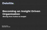 Becoming an Insight Driven Organization ... 2016/09/22 آ  Becoming an Insight Driven Organization Paul