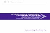 UK Government Sustainable Procurement Action Plan€¦ · This Plan provides the foundations required for the successful delivery of the Government’s Energy Review commitments on
