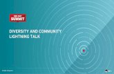 LIGHTNING TALK DIVERSITY AND COMMUNITY - Red Hat · 2018-02-06 · JOB DESCRIPTIONS Inclusive Job Description Extensive experience with Red Hat technologies is not required, but you