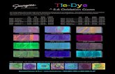 Tie Dye - Georgies Prices.pdf · Our Tie-Dye glazes offer a wide range of color variation by utilizing thick to thin applications. These glazes love texture and will enhance any smooth