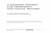 A MODERN AGENDA FOR PROSPERITY AND SOCIAL REFORM · AND SOCIAL REFORM RT. HON GORDON BROWN MP CHANCELLOR OF THE EXCHEQUER Speech by the Chancellor of the Exchequer, Gordon Brown,