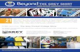 Beyond THE GREY SHIRT - FOBA · INSIDE THIS ISSUE // PG1 // foba launches ‘the grey pocket college store’ // PG2 // living the grey shirt – 2015 hall of achievement inductee,