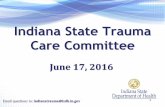 Indiana State Trauma Care Committee Presentation - June 17 2016.pdf# 7 10 Mean Ratio of Packed Red Blood Cells (PRBC) t o Fresh Frozen Plasma (FFP) in Patients Transfused > 5 Units