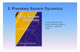 2. Planetary System Dynamics - University of Cambridgewyatt/lecture2_planetarysystemdynam… · Planetary System Dynamics If you want to know about planetary system dynamics, read