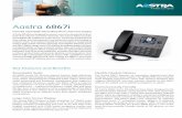 Aastra BluStar for iPad and iPhone Datasheet · speakerphone that utilizes dual microphones and advanced audio processing to achieve richer and clearer handsfree conversations. Large