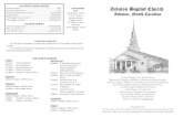 Zebulon Baptist Church ... SPIRITUAL FORMATION HIGHLIGHTS SPE IAL MUSI SPIRITUAL FORMATION REAKFAST: