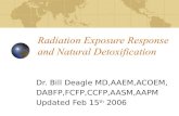 Radiation Testing and Natural Detoxification · removal from the body: DU and particulate radioisotopes from nuclear explosions or dirty bombs. Just add 1 cup of regular Clorox bleach