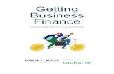 Getting Business Finance - Robson Laidler · Getting Business Finance Funding Solutions Asset Finance Invoice Finance Merchant Cash Advance Trade Finance Working Capital Finance ...