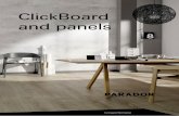 ClickBoard and panels€¦ · panels gives the room an individual look due to ﬁligree transitions. 0 cm joint Panels Novara / Home The modern 0 cm joint with all-round Softline