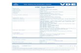 VDE Testing and Certification Institute VDE · VDE Testing and Certification Institute VDE Report No.: 240808-TL5-1 Page 1 of 14 Disclaimer: This test report contains the result of