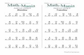 Have Fun Teachingfiles.havefunteaching.com/.../math/math-mania-addition.pdfMath-Mania Addition Using 4 Friday 11 +10 11 25 @HaveFunTeaching.com Name: Row 1: Row 2: Row 3: Row 4: Row