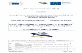 D2.5: Manuscript on consumer preferences and potentials for … · 2019-02-12 · D2.5: Manuscript on consumer preferences and potentials for future fish consumption – Summary of