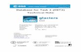 Database for Task 2 (DBT2) Technical Notecci.esa.int/sites/default/files/glaciers_cci_D2.2_DBT2_TechNote_v1.0.… · Database for Task 2 (DBT2) Technical Note Prepared by: Glaciers_cci