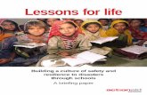 Lessons for life - PreventionWeb 2 LESSONS FOR LIFE 139, Richmond Road Bangalore â€“ 560 025. India