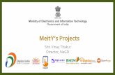 MeitY’s ProjectsBharatNet: Accelerated Deployment 2 WORLD’S LARGEST RURAL CONNECTIVITY PROGRAM OFC Fibre Laid (KM) June, 2014 Dec, 2017 May, 2018 358 223K 2.7 L Access Across India