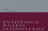 royal college · 2018-12-12 · royal college of midwives evidence based midwifery ISSN: 1479-4489 December 2010 Vol.8 No.4 109_ebm_cover.indd 1 1/11/10 14:26:47