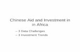 Chinese Aid and Investment in in Africaiiep/assets/docs/gtwoatgw/... · How Much “Aid” Does China Provide to Africa? • World Bank “$44 billion” since 1956 • Foreign Policy