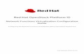 Red Hat OpenStack Platform 10 · 2020-03-04 · Service (IaaS) cloud on top of Red Hat Enterprise Linux. It offers a massively scalable, fault-tolerant platform for the development