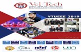 Vel Tech | Private Deemed University , Avadi, Chennai VTUEEE.pdf · To foster start-up culture among young students, the Institution has set up Technology Business Incubator with