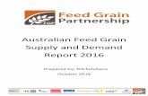 Australian Feed Grain Supply and Demand Report 2016 · The 2016/17 winter crop harvest is expected to be a record in terms of total grain production. The major grain, being wheat,