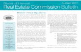 State of Hawaii Real Estate Commission Bulletinfiles.hawaii.gov/dcca/reb/real_ed/re_bull2/re_bull_01_05/bull1108.pdf · ty that many real estate licensees were rendering BPOs, two