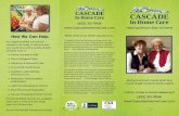 Seniors Choice brochure - Cascade In-Home Care · v Alzheimer & Dementia Care v End-of-Life Comfort Care v Assistance with Bathing & Personal Care v Me d ic atonA m sr & Reminders