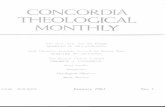 CONCORDIA THEOLOGICAL MONTHLY · 2014-11-10 · CONCORDIA THEOLOGICAL MONTHLY Ilk l'I C\" \ Cd.r dnd All fhing " MARTIN H FRA~7MANN bad,' Chrt~llan Ac[trudc'> 1 0\\ ard (he Roman