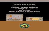Garmin GNS 530/430 Sample Training Syllabus and Flight ......ii Garmin GNS 530/430 Sample Training Syllabus and Flight Lessons 190-00334-00 Rev. A 190-00334-00 Rev. A Garmin GNS 530/430