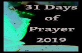 Days of Prayer · prayer that was shared in our January 2015 message series on prayer. This method of prayer was informed by the insight of people from church history like Martin