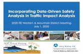 Incorporating Data-Driven Safety Analysis in Traffic Impact Analysis 2020-07-01آ  Incorporating Data-Driven