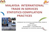 MALAYSIA - INTERNATIONAL TRADE IN SERVICES …...maintaining the records of balance of payments and international investment position Source: Bank Negara Malaysia. 7 Differences in