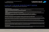 HALF-YEAR REPORT 2019 - Vastned · 7/31/2019  · - Direct result HY1 2019 € 0.96 per share; indirect result HY1 2019 € 0.48 per share negative ... Skechers, to replace GAP at