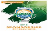 TOURNAMENT OVERVIEW - City of Palms Classic · 2019-05-15 · • Tournament Banner Backdrop with logo for press conferences. EVENT MARKETING ACTIVITIES: • Exclusivity within the