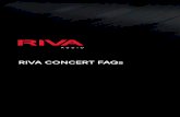 RIVA Concert FAQs 2 - rivanew-wpengine.netdna-ssl.com · • Press and hold the button on top of the Concert for 15 seconds. You will hear a beep, but continue to hold until the Concert