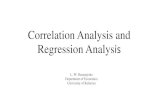 Correlation Analysis and Regression Analysis...2019/06/21  · Correlation Analysis and Regression Analysis L. W. Dasanayake Department of Economics University of Kelaniya • Regression