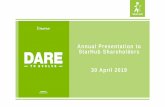 Annual Presentation to StarHub Shareholders 30 April 2019ir.starhub.com/FormBuilder/_Resource/_module/gZSLLgdlcU638zpQWaYGmQ... · outreach, employee engagement Environmental Focus