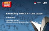 Extending JON 2.3 – Use cases - Red Hatpeople.redhat.com/wpernath/downloads/ExtendingJON.pdf · 2011-01-29 · Embed some functionality of JON into a custom GUI The solution has