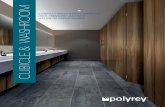 CUBICLE & WASHROOM · 2019-04-04 · Polyrey HPL ® is readily available in larger sheet sizes specifically aimed at washroom and related applications offering the best optimisation