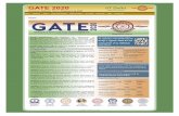 MADE EASY | India's Best Institute for GATE, IES, PSUs and ... · GATE 2020 Graduate Aptitude Test in Engineering 2020 Home Brochure Poster GATE International Important Dates Poster