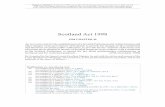 Scotland Act 1998 - Legislation.gov.uk · 2020-06-25 · 2 Scotland Act 1998 (c. 46) Part I – The Scottish Parliament Document Generated: 2020-06-25 Changes to legislation: Scotland