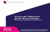 SOCIAL SECURITY SCOTLAND ANNUAL REPORT & ACCOUNTS … · Security Scotland was established on 1 September 2018, during the typical financial year. The statistics and data provided