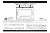 the harman clarity 929 Dv Direct vent Gas stove · PDF file if this harman stove is not properly installed, a house fire may result. for your safety, fol-low installation directions.
