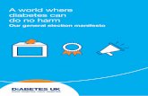 A world where diabetes can do no harm · transform care. people say they don’t fully understand their diabetes 3 ... should attend an annual foot check. Too few people are having