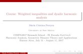 Course: Weighted inequalities and dyadic harmonic analysiscms.dm.uba.ar/.../cimpa2017/course-slides1-pereyra.pdf · Course: Weighted inequalities and dyadic harmonic analysis MaríaCristinaPereyra