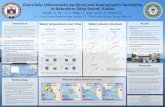 Giant Kelp (Macrocystis pyrifera) and Hydrographic ... â€¢ Prediction 1: Kelp beds minimize fluctuations