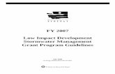 FY 2007 Low Impact Development Stormwater Management … · Appendix B: Low Impact Development Stormwater Management Grant Program Monitoring Criteria, the Post-Project Assessment
